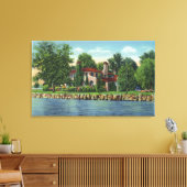 アビューティフルチャートークレイクレジデンス キャンバスプリント (インサイチュ (リビング))