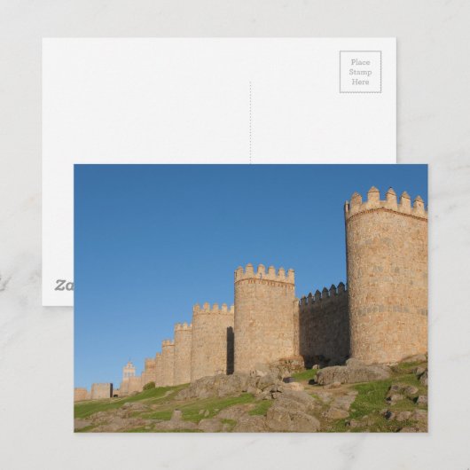 アビラの城壁 ポストカード (正面/裏面)