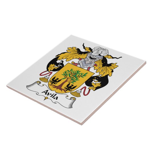 アビラの家紋 タイル (側面)