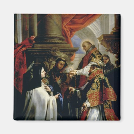 アビラの聖テレサの聖餐式c.1670 マグネット (正面)