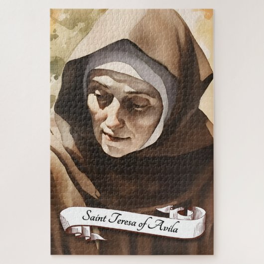 アビラの聖テレサ ジグソーパズル (縦)
