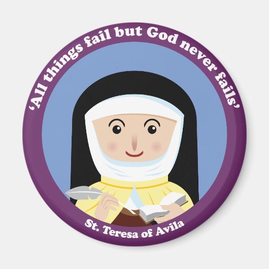 アビラの聖テレサ マグネット (正面)