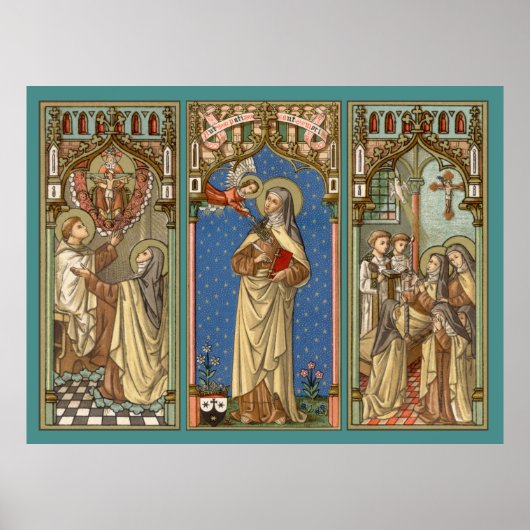 アビラの聖テレサ(SAU 28)三国 ポスター (正面)