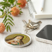 アビラの聖テレサ(SNV 27)プレミアムラウンド キーホルダー (側面)