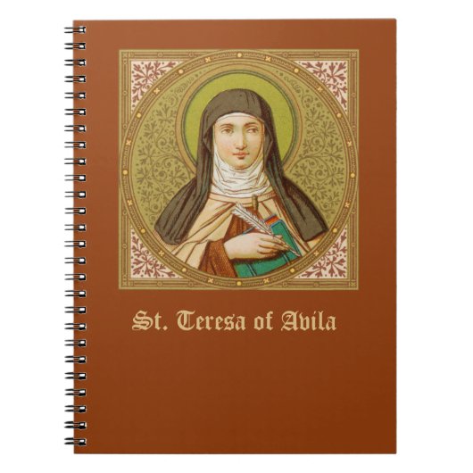 アビラの聖テレサ(SNV 27) （正方形イメージ） ノートブック (正面)