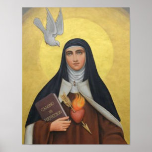 アビラのCarmelite聖者のSt Teresa ポスター