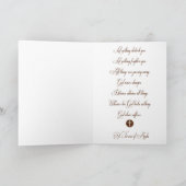 アビラのST TERESAの祈りの言葉 カード (内部)