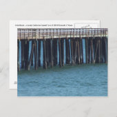 アビラビーチ...カリフォルニアの海岸の美しい町 ポストカード (正面/裏面)