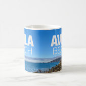 アビラビーチ カリフォルニア 展望台 写真 コーヒーマグカップ (中央)