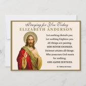 アビラ祈りの言葉 カード (正面)