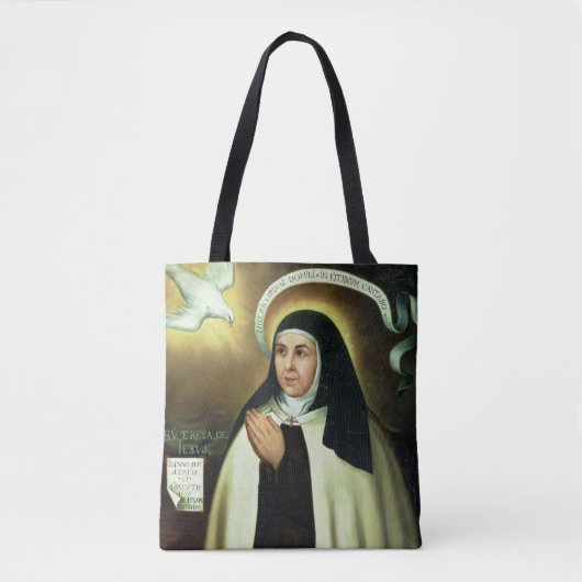 アビラ1570年のSt Theresa トートバッグ (正面)