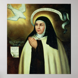 アビラ1570年のSt Theresa ポスター
