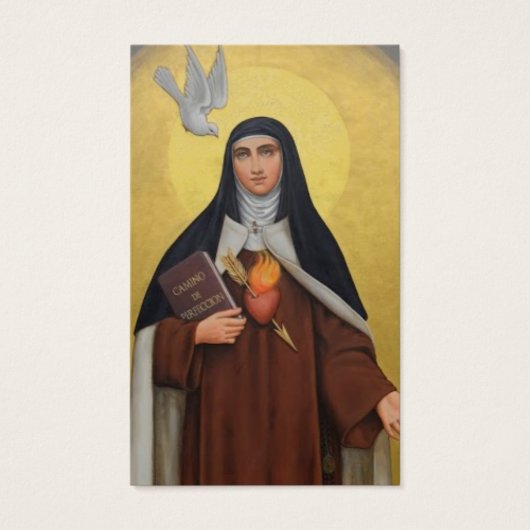 アビラ·カトリック·ナンの聖テレサスペインの祈りの言葉 (正面)