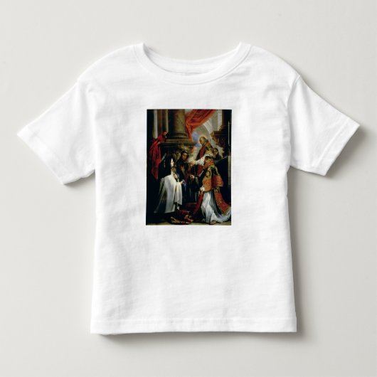 アビラc.1670のSt Teresaの聖餐 トドラーTシャツ (正面)