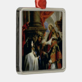アビラc.1670のSt Teresaの聖餐 メタルオーナメント (右)