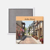 アビレス通りセントオーガスティン(フロリダ州) マグネット (正面/裏面)