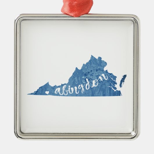 アビングドンバージニアウッドグレイン メタルオーナメント (正面)