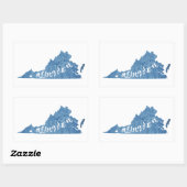 アビングドンバージニアウッドグレイン 長方形シール (シート)