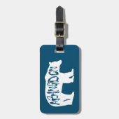 アビングドンバージニアベア ラゲッジタグ (正面縦)