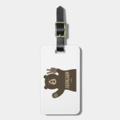 アビンドンバージニアピースベア ラゲッジタグ (正面縦)