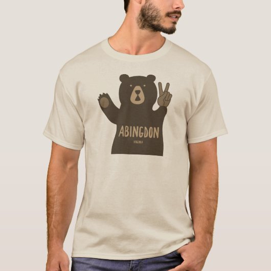 アビンドンバージニアピースベア Tシャツ (正面)