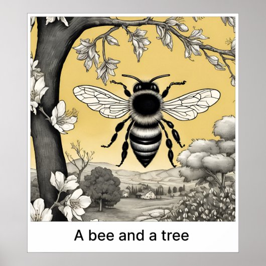 アビーと木 – プリント (正面)