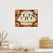 アビーのおしゃれなコンビネーションサーカス ポスター (キッチン)