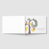 アビーの平和葬式のゲストブックツリーに残る ゲストブック (全面)