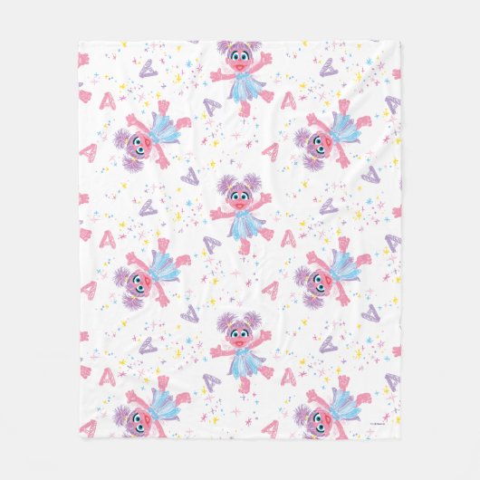 アビーカダビーの輝きのパターン フリースブランケット (正面)