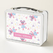 アビーカダビーの輝きのパターン メタルランチボックス (裏面)