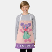 アビーカダビーウッドランド |名前の追加 エプロン (着用した状態)