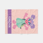 アビーカダビーウッドランド |名前の追加 フリースブランケット (正面(横))