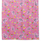 アビーカダビーカップケーキパーティーパターン シャワーカーテン (正面)