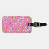 アビーカダビーカップケーキパーティーパターン ラゲッジタグ (正面横)