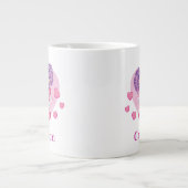 アビーカダビーバレンタインハート図 ジャンボコーヒーマグカップ (正面)