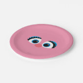 アビーカダビービッグ顔 ペーパープレート (アングル)