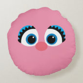 アビーカダビービッグ顔 ラウンドクッション (裏面)