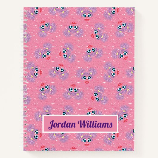 アビーカダビーファー顔パターン ノートブック (正面)