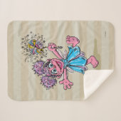 アビーカダビーレトロアート シェルパブランケット (正面(横))