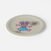 アビーカダビーレトロアート ペーパープレート (アングル)