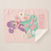 アビーカダビー |おストップ花の香り シェルパブランケット (正面(横))