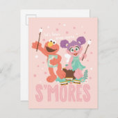 アビーカダビー&エルモ |もう少しスモアしよう ポストカード (正面/裏面)