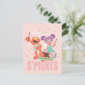 アビーカダビー&エルモ |もう少しスモアしよう ポストカード (スタンド正面)