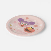 アビーカダビー&エルモ |花が永遠 ペーパープレート (アングル)