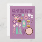 アビーカダビー |キャンプかわいこちゃん ポストカード (正面/裏面)