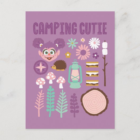 アビーカダビー |キャンプかわいこちゃん ポストカード (正面)