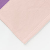 アビーカダビー |フラワー顔 |名前の追加 フリースブランケット (角)