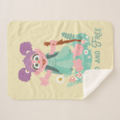 アビーカダビー |ワイルドでフリー シェルパブランケット (正面(横))