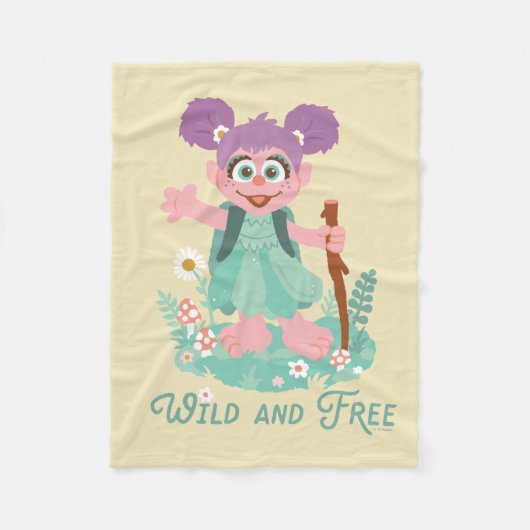 アビーカダビー |ワイルドでフリー フリースブランケット (正面)