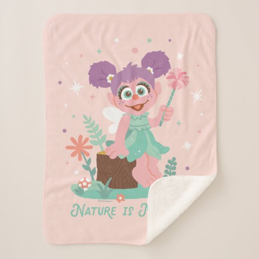 アビーカダビー |自然は魔法 シェルパブランケット (正面)